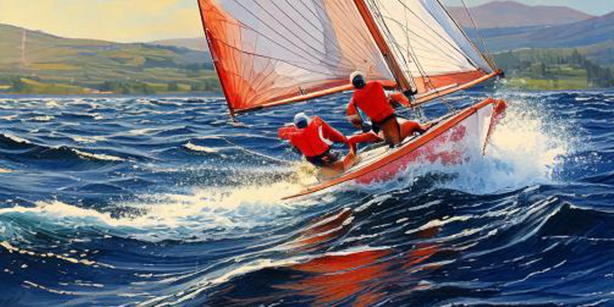 Lieferperformance ist eine Mannschaftssportart Segelcrew am Wind – Lieferperformance entsteht im Zusammenspiel vieler Beteiligter